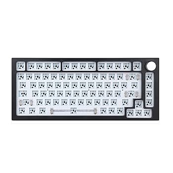 メカニカルゲーミングキーボード 75% 80キー 3接続モード ホットスワップ Amazon | EPOMAKER TH80 SE ゲーミングキーボード ガスケット 75